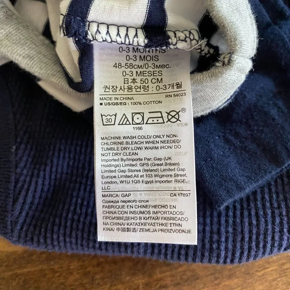 Gap Long Sleeve Bodysuit Set Boys' 0-3 Months